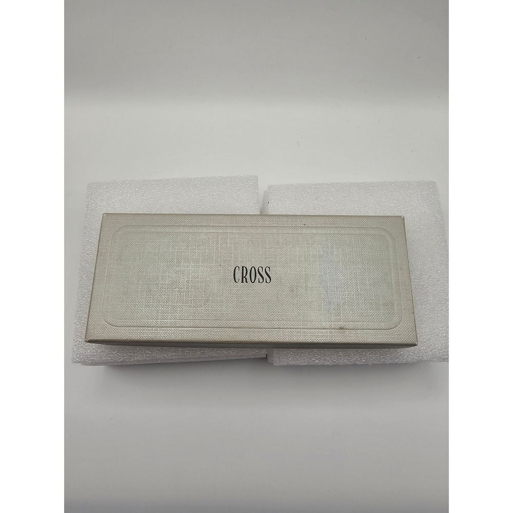 Cross 2142 Ballpoint Pen Matte Gray Chrome Trim NOS with Original Box